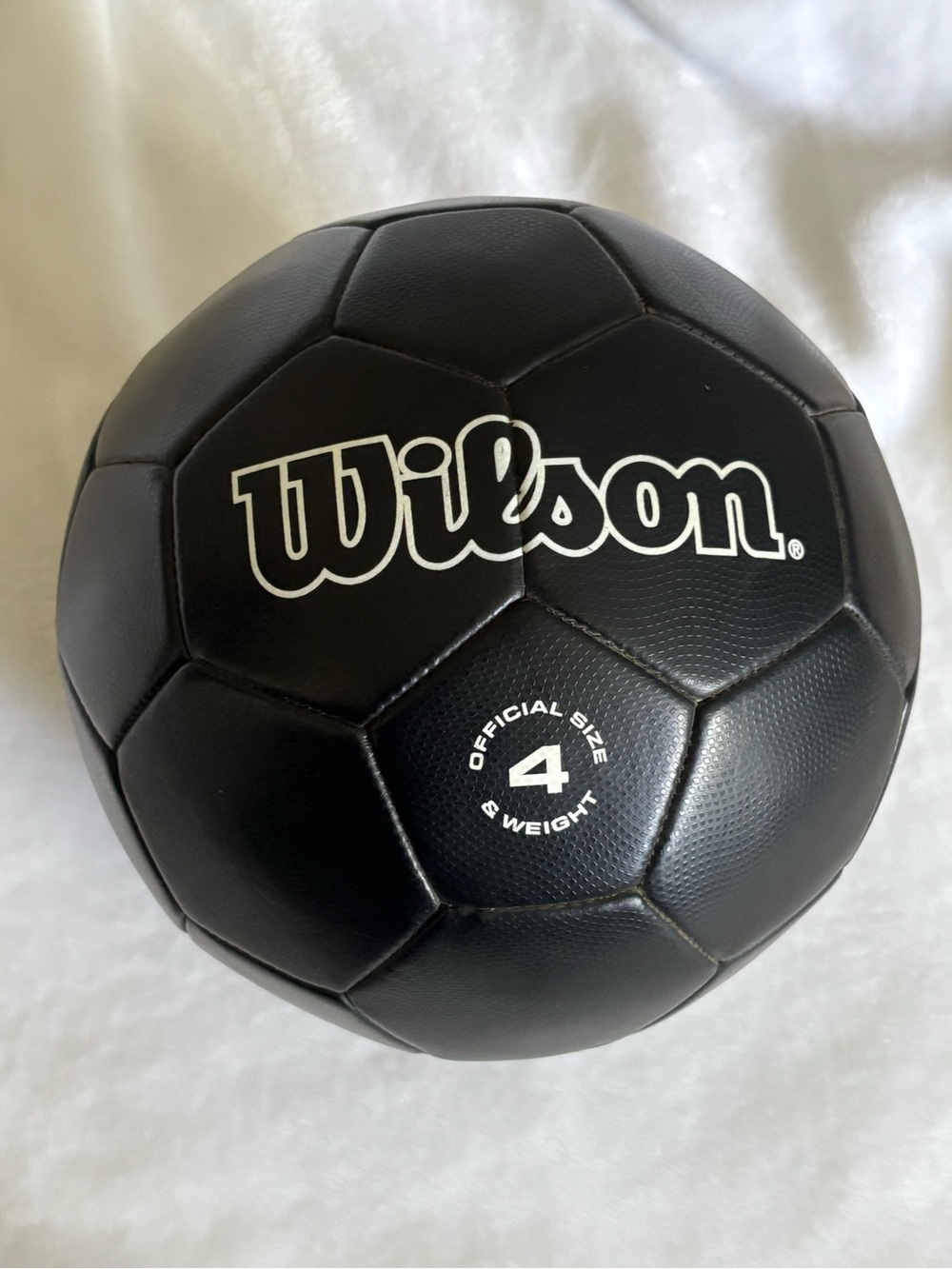 Wilson traditional size 4 soccer ball
